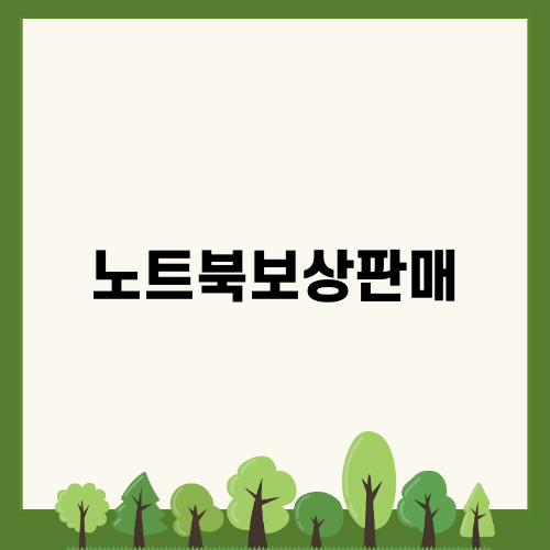 이온 노트북 보상 판매 후기